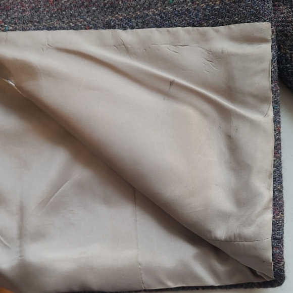 40R Harris Tweed Multicolor Striped Men's Blazer - Picture 11 of 11